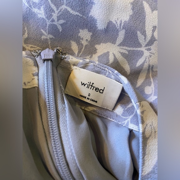 Aritzia Wilfred Écoulement V Jumpsuit size 0 blue/grey - Picture 14 of 16